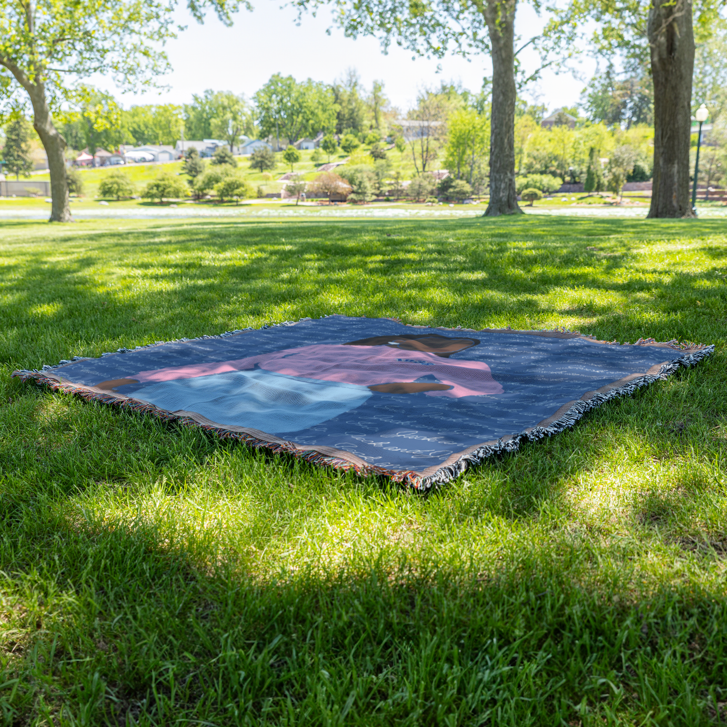 Jack and Jill of America Woven Blanket Gift