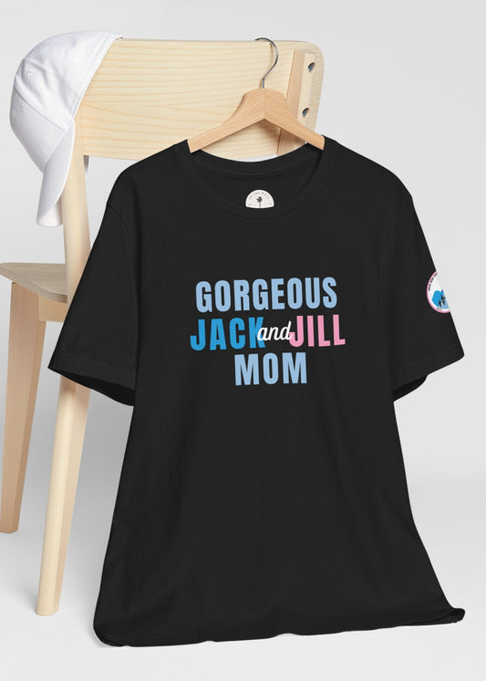 gorgeous jack and jill of america mom shirt - black