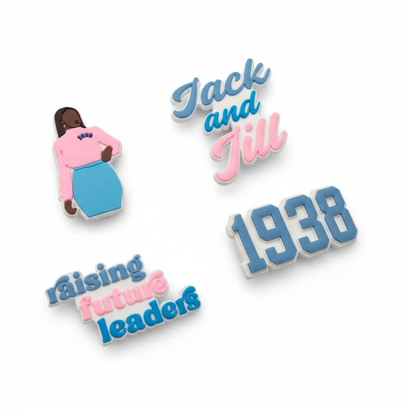 jack and jill of america bogg bag charms set of 4