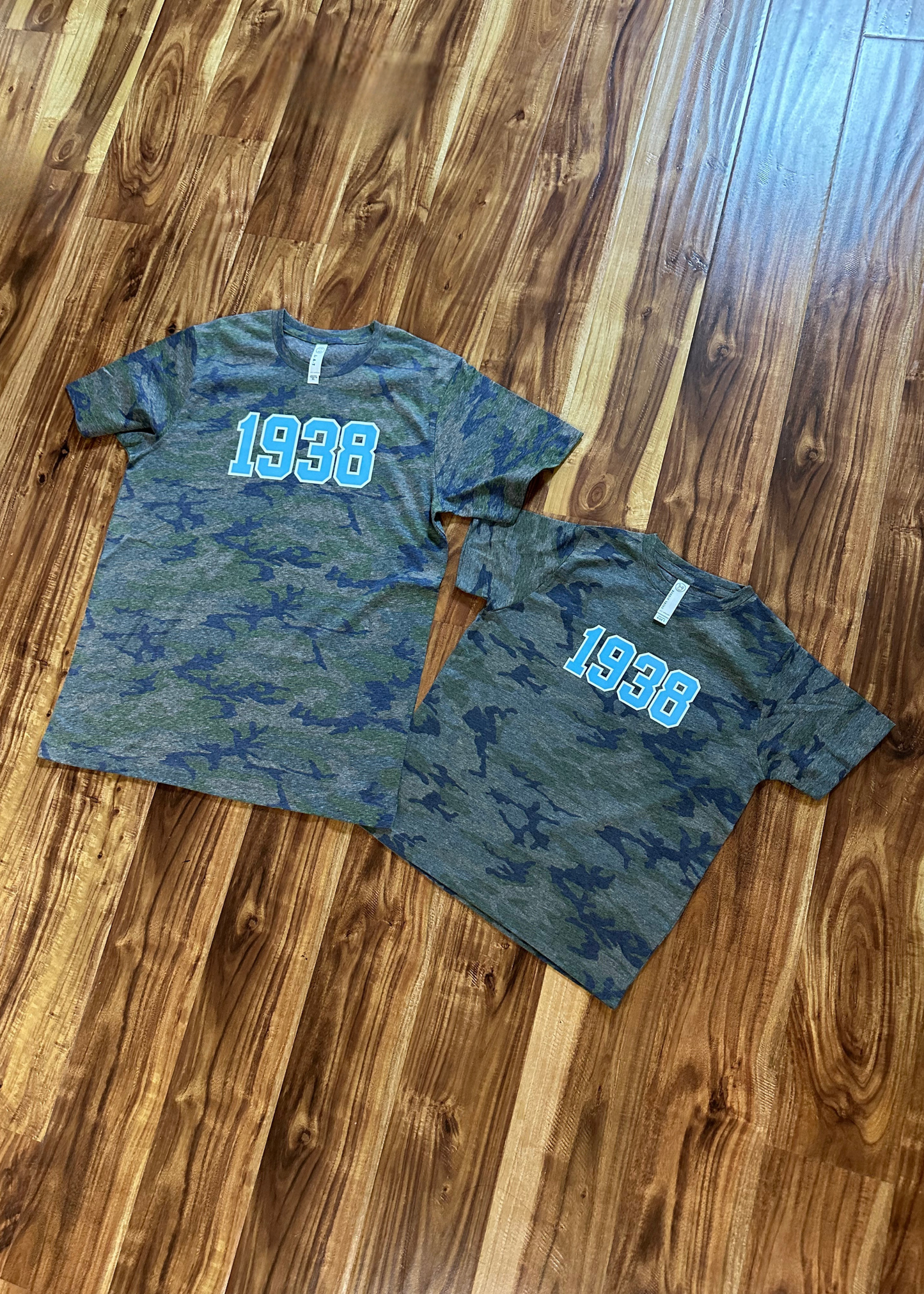 jack and jill of america kids t-shirt - camo 1938