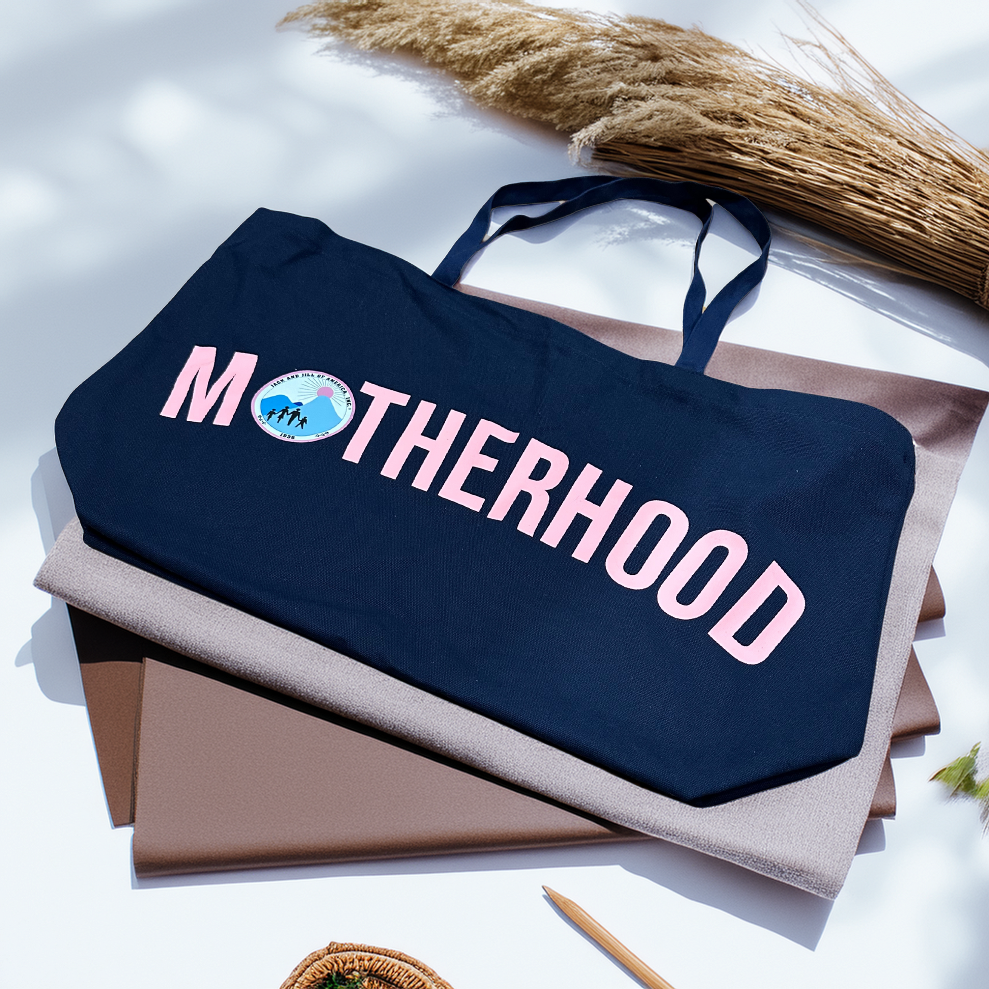 jack and jill of america gift - motherhood weekender bag - JJOA tote bag