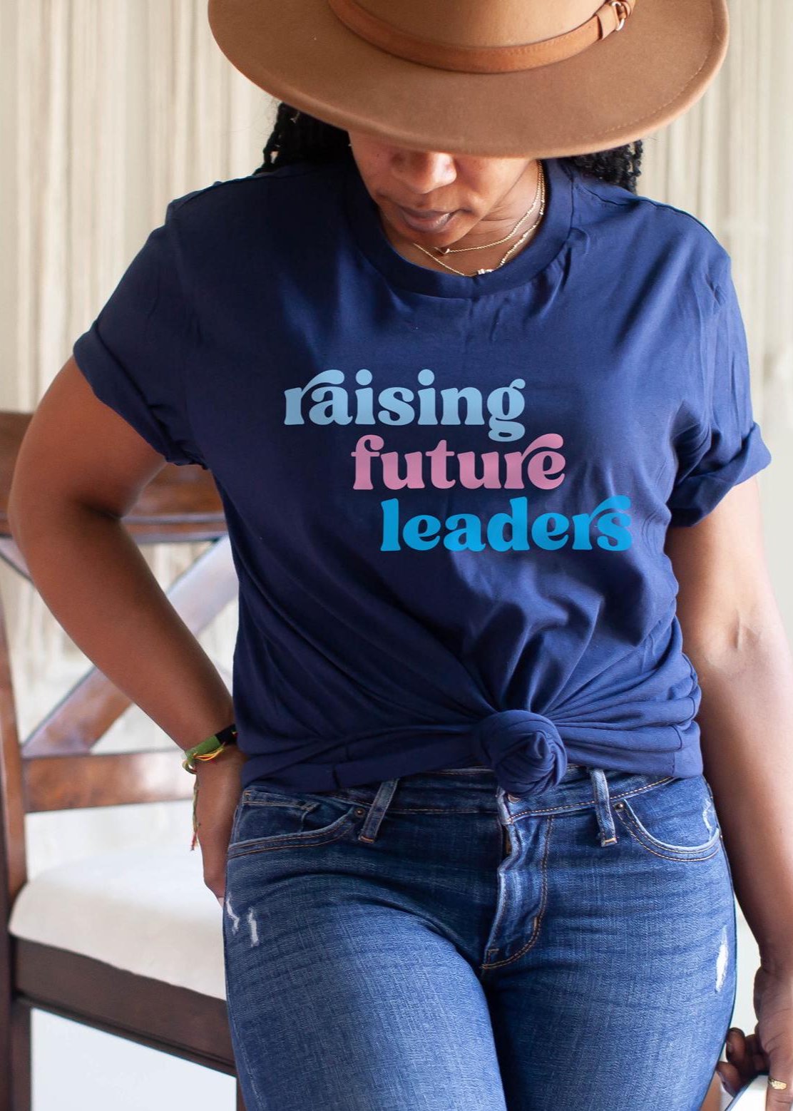 jack and jill of america raising future leaders shirt - navy