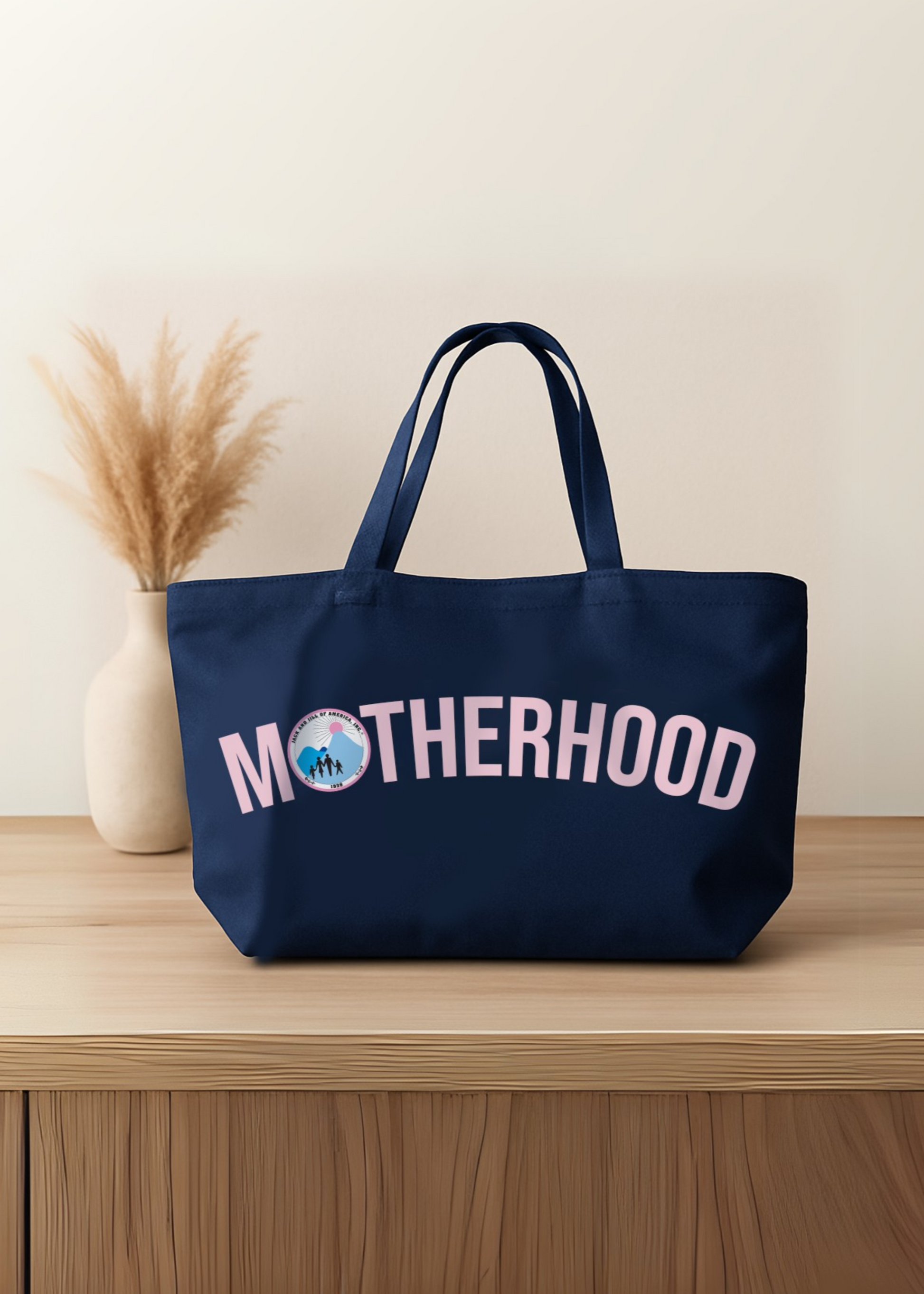 jack and jill of america motherhood tote bag