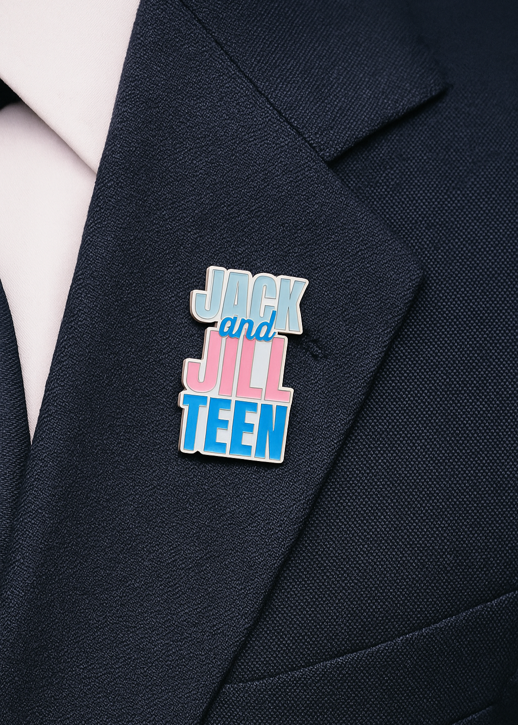 Jack and Jill Teen Lapel Pin – On the Wall LA