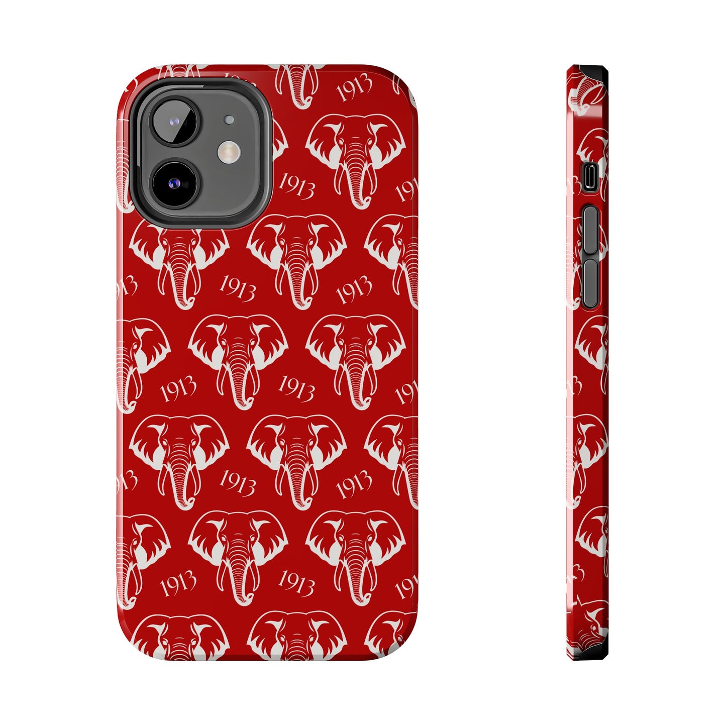 Red 1913 Elephant Phone Case