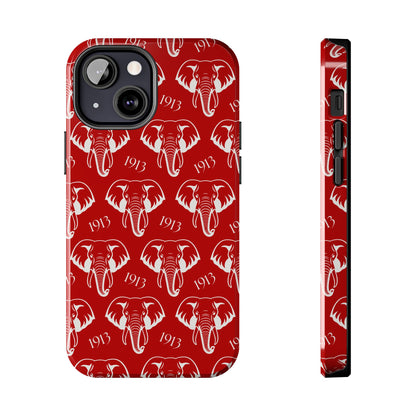 Red 1913 Elephant Phone Case