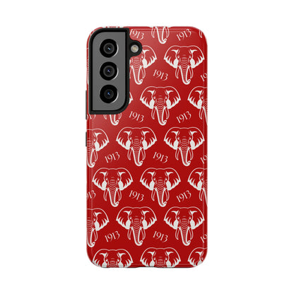 Red 1913 Elephant Phone Case