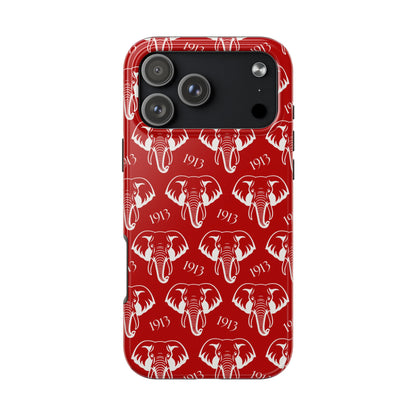 Red 1913 Elephant Phone Case