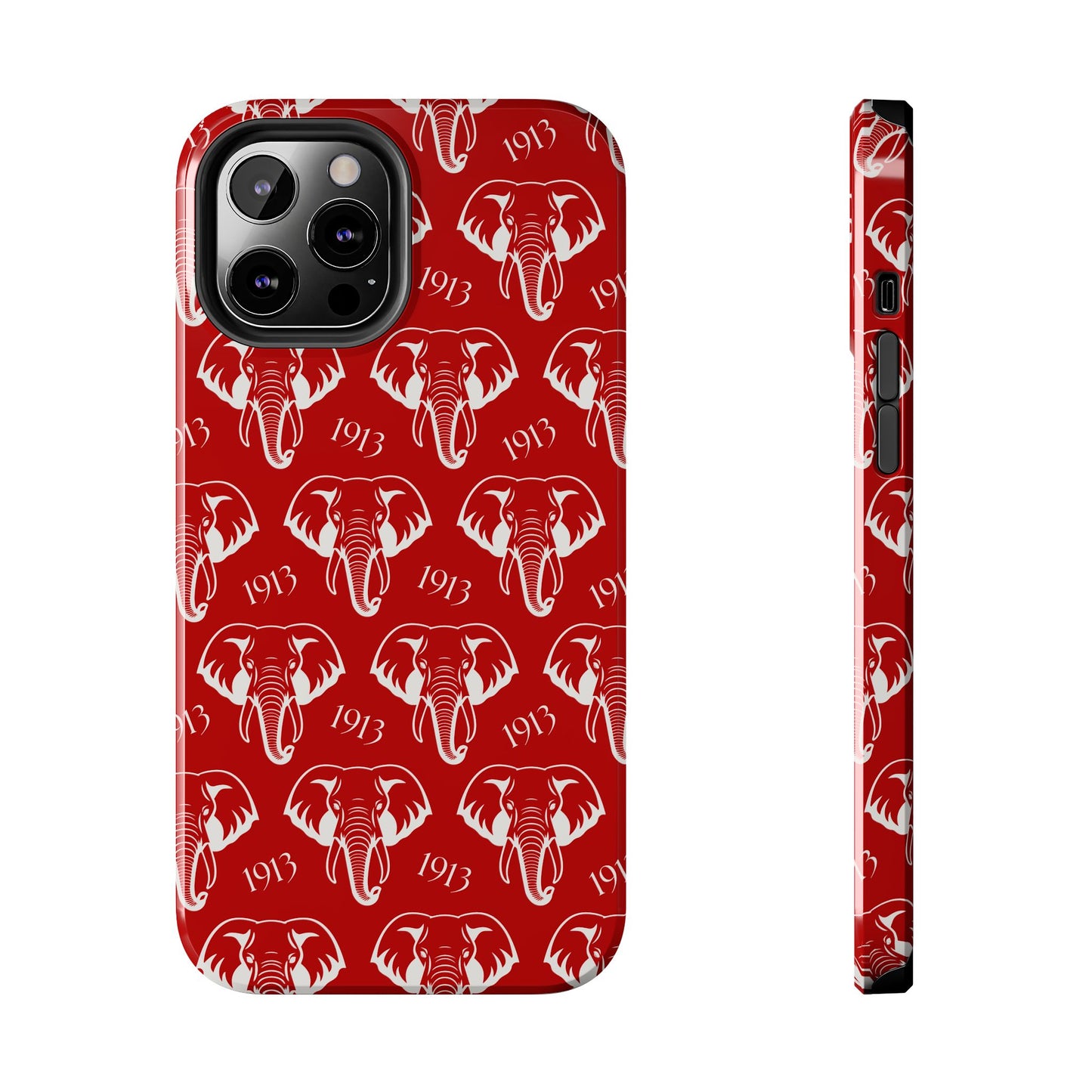 Red 1913 Elephant Phone Case
