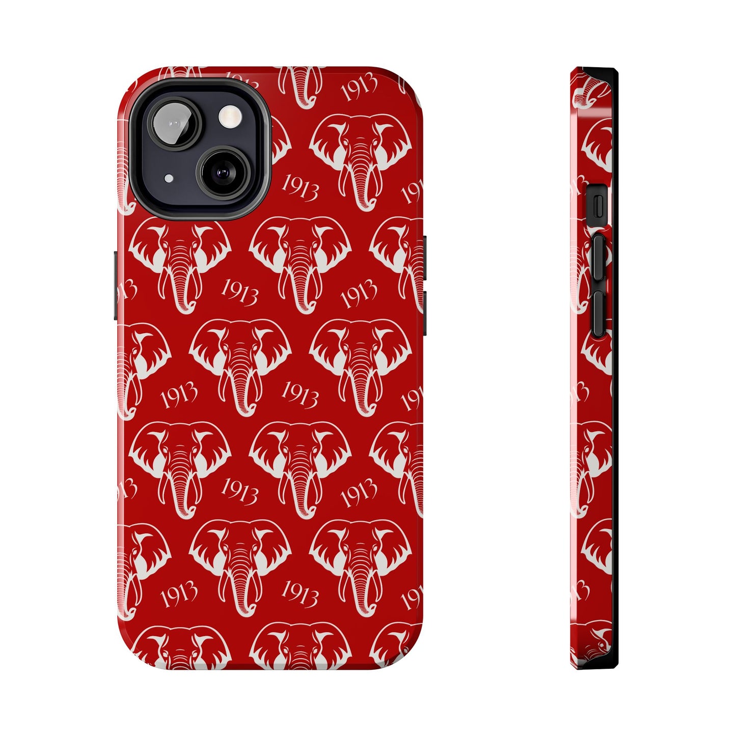 Red 1913 Elephant Phone Case