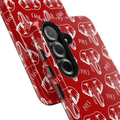 Red 1913 Elephant Phone Case