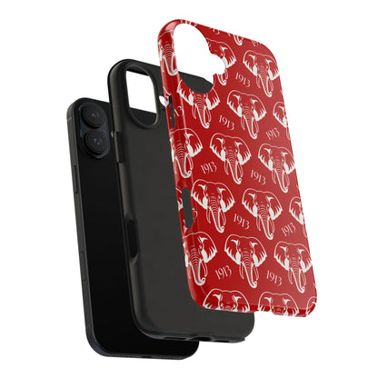 Red 1913 Elephant Phone Case