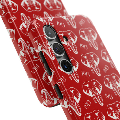 Red 1913 Elephant Phone Case