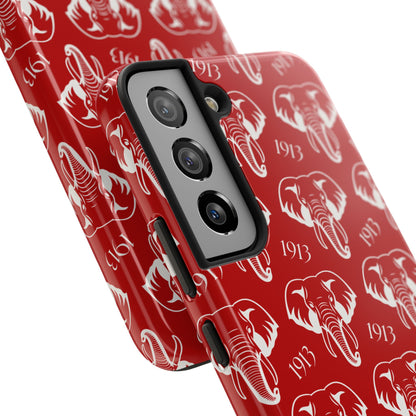 Red 1913 Elephant Phone Case
