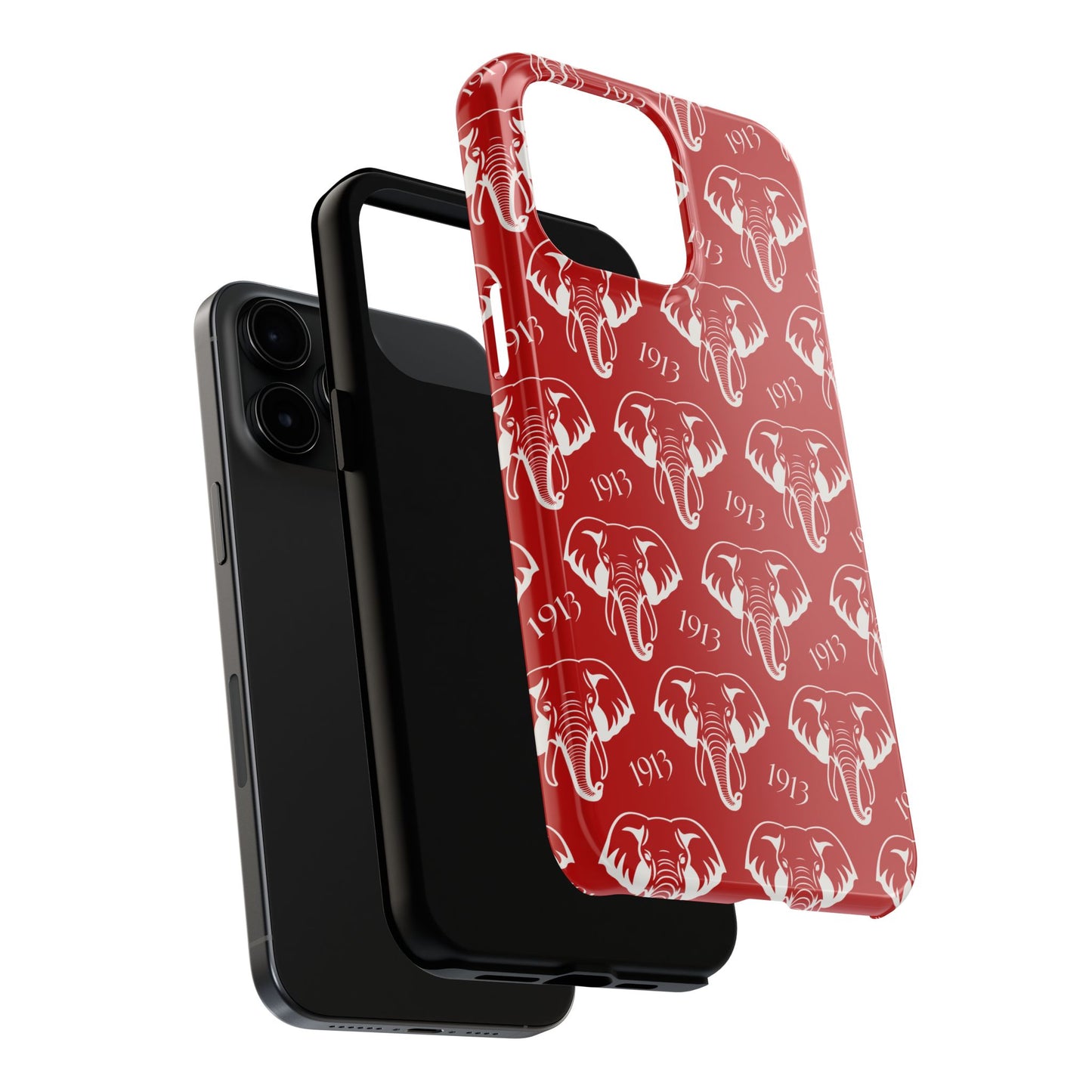 Red 1913 Elephant Phone Case