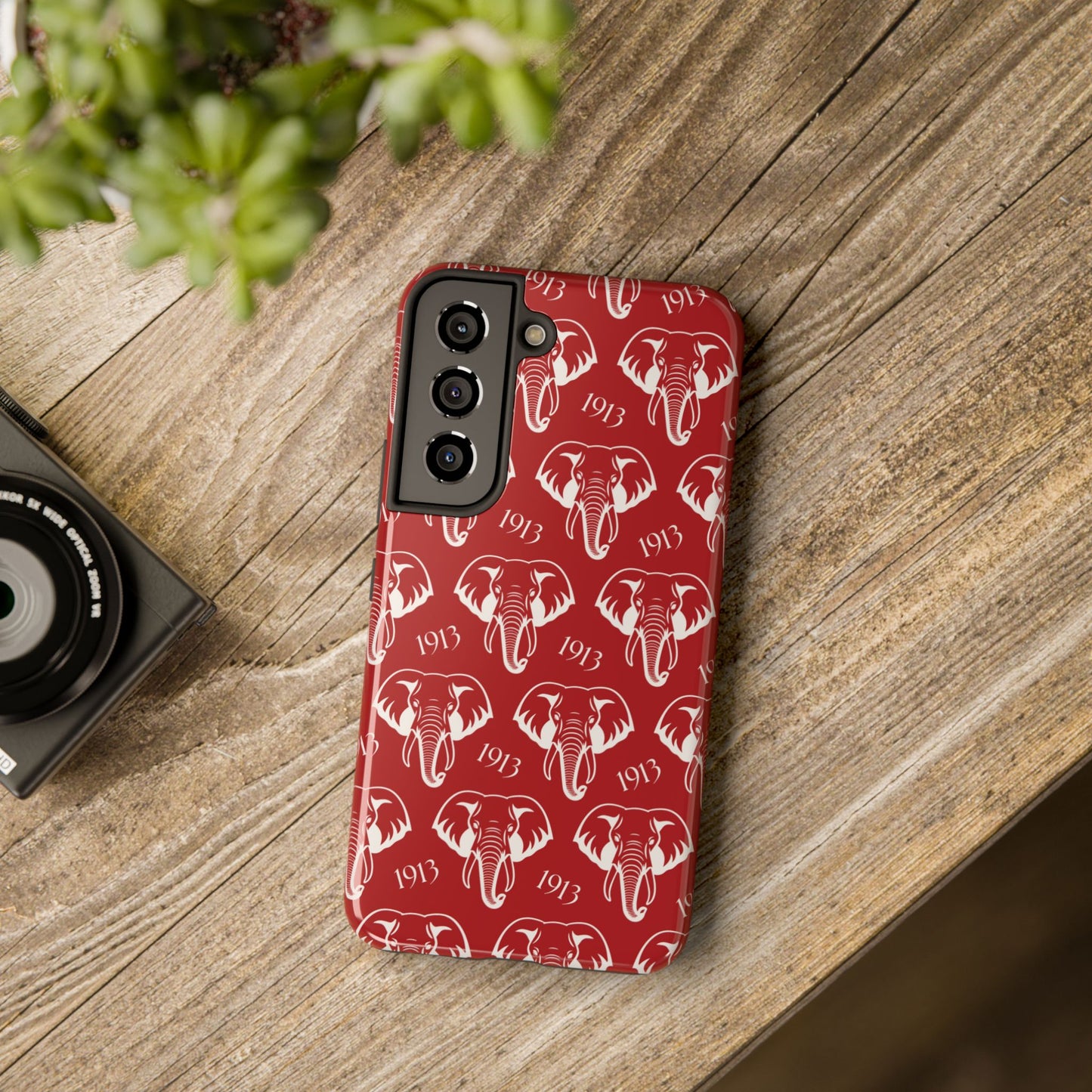 Red 1913 Elephant Phone Case