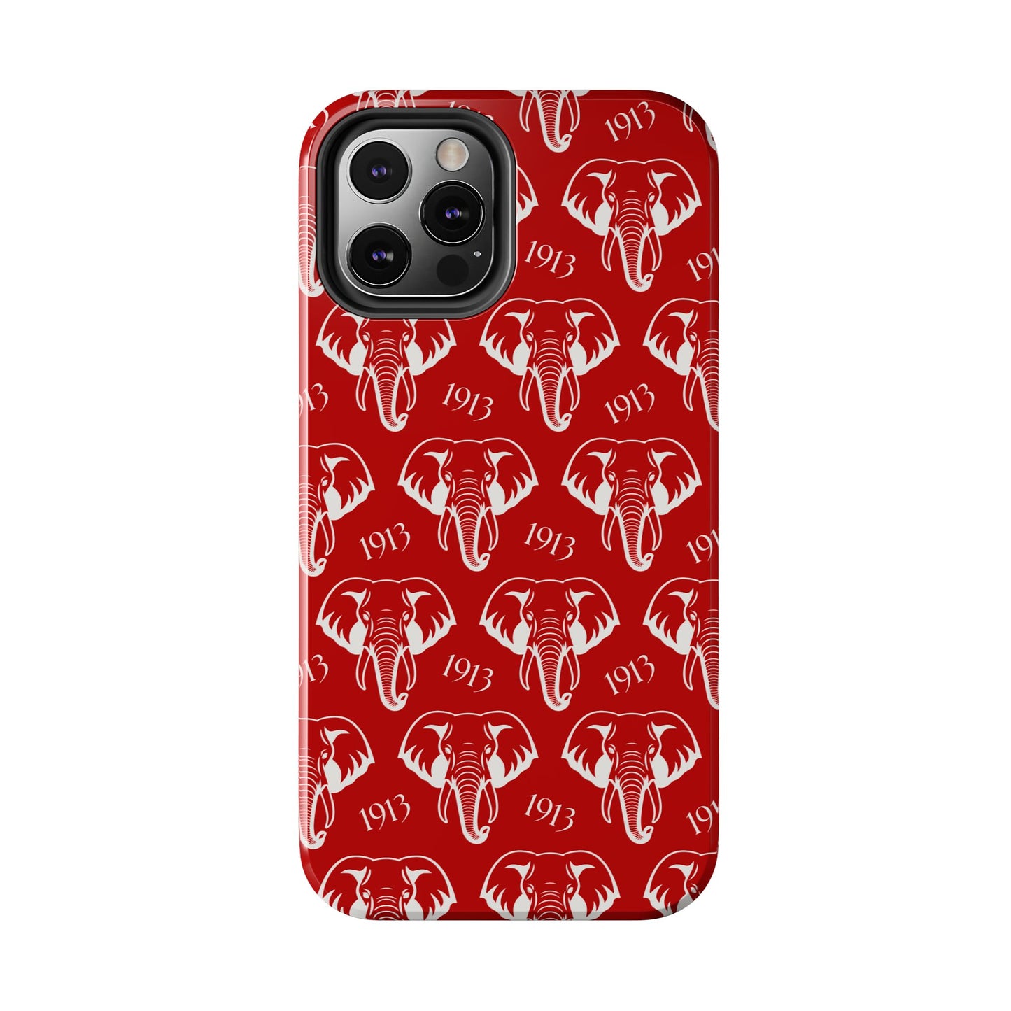 Red 1913 Elephant Phone Case
