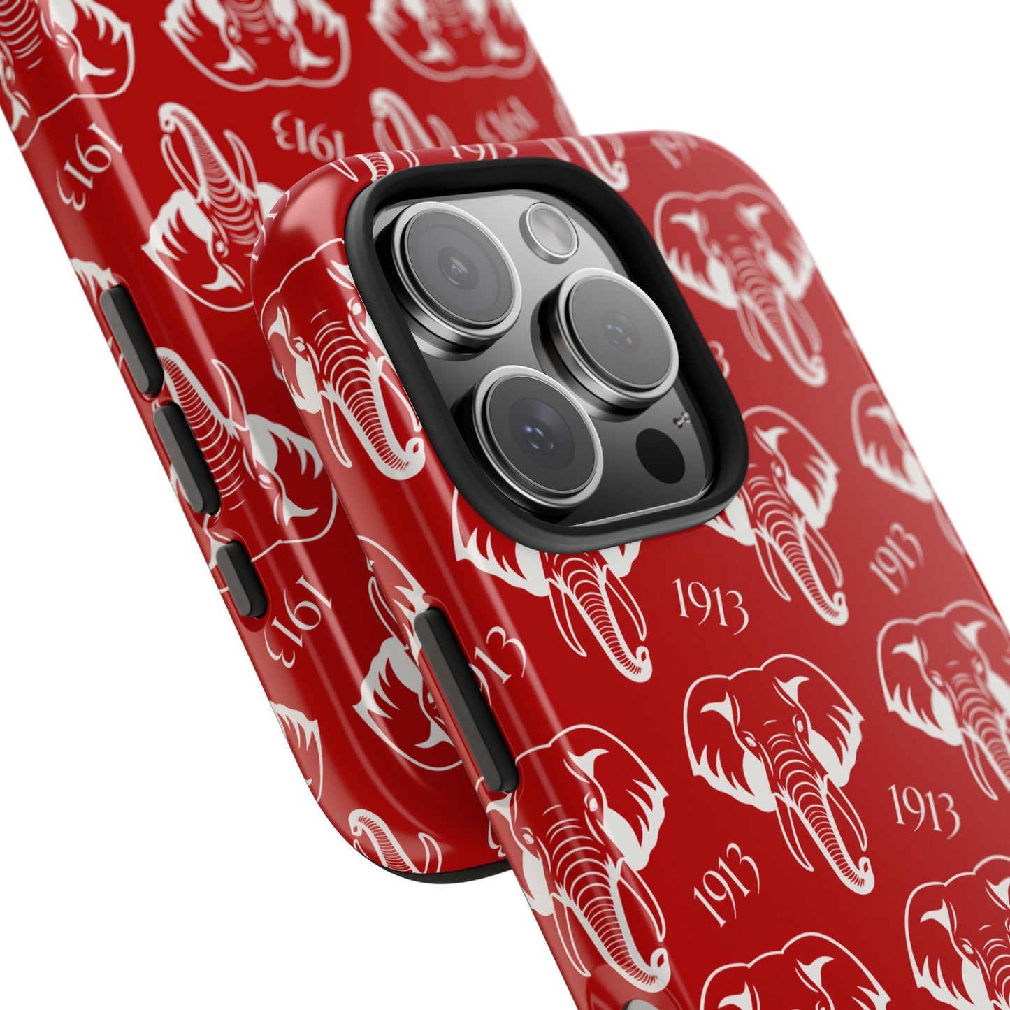 Red 1913 Elephant Phone Case