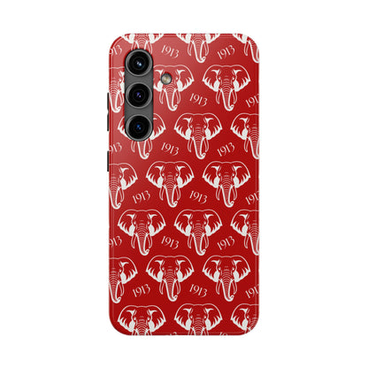 Red 1913 Elephant Phone Case