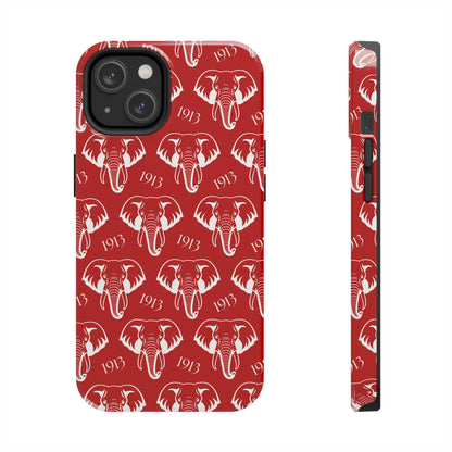 Red 1913 Elephant Phone Case