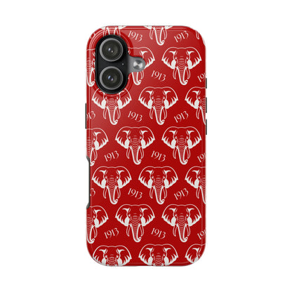 Red 1913 Elephant Phone Case