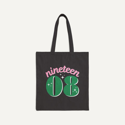 aka 1908 pink and green tote bag gift