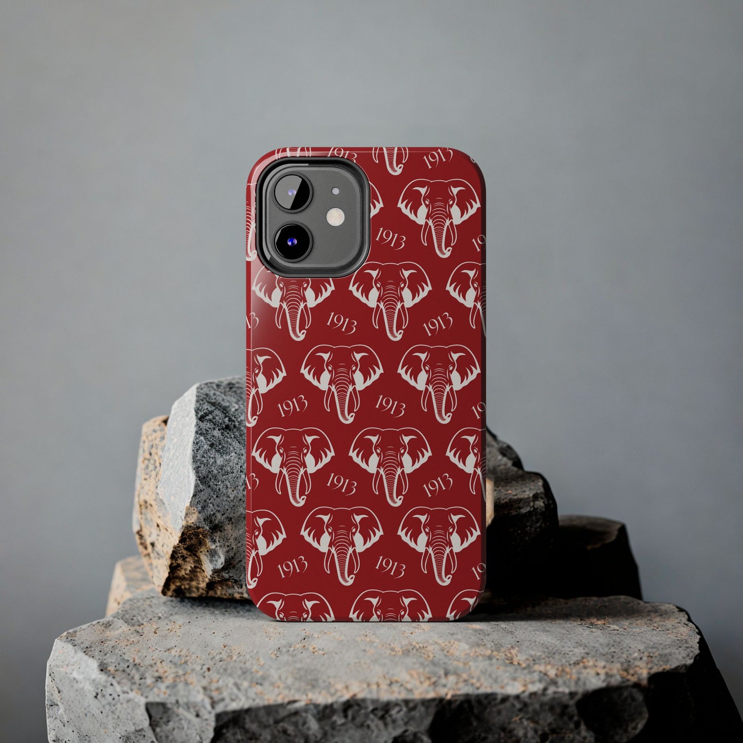 delta 1913 elephant pattern iphone case