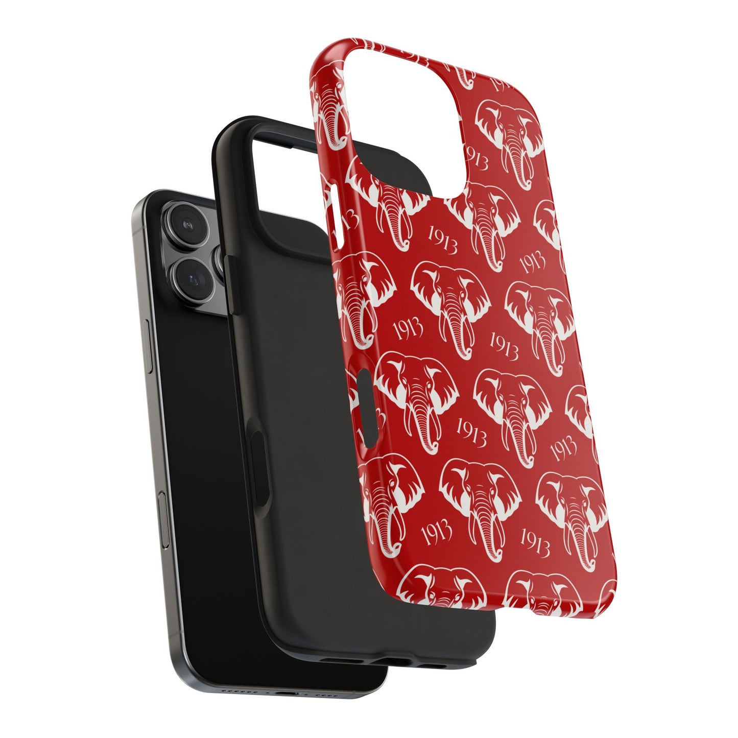 Red 1913 Elephant Phone Case