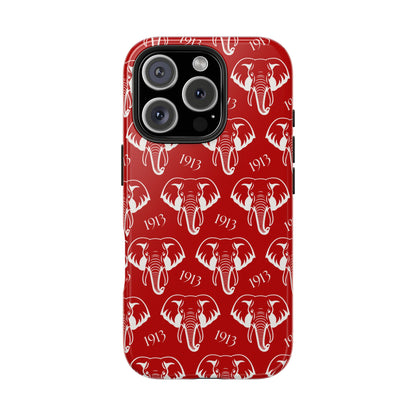 Red 1913 Elephant Phone Case