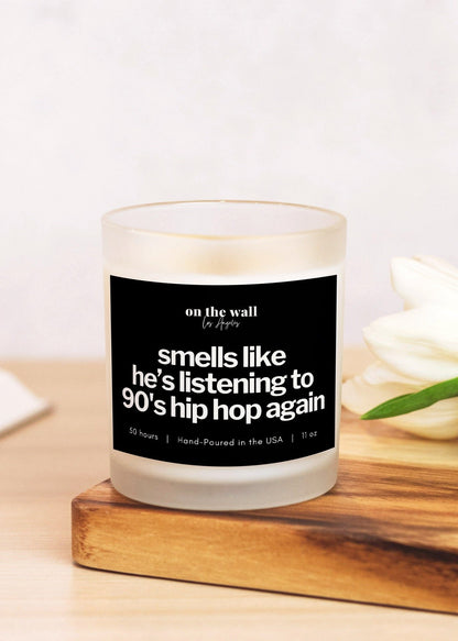 Smells Like 90's Hip Hop Candle for Him