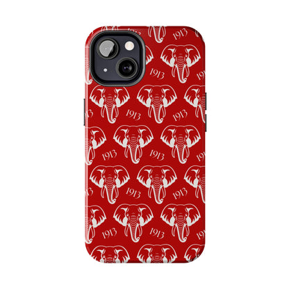 Red 1913 Elephant Phone Case