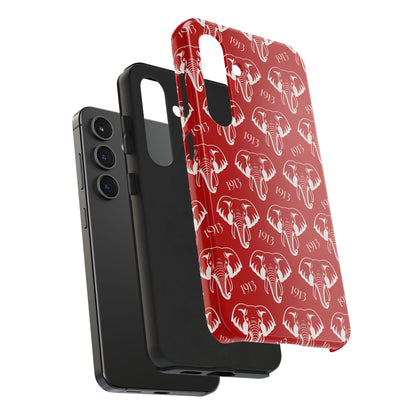 Red 1913 Elephant Phone Case