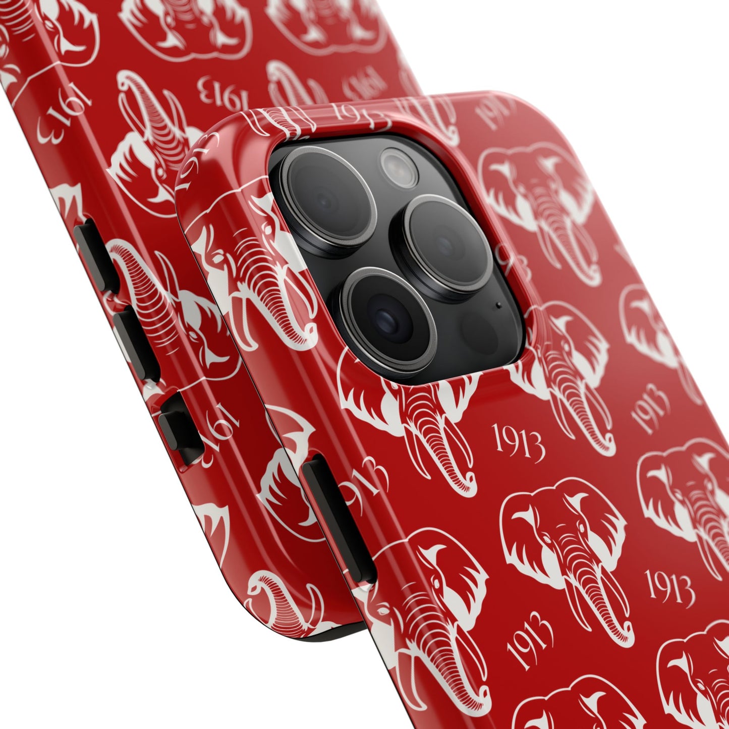 Red 1913 Elephant Phone Case