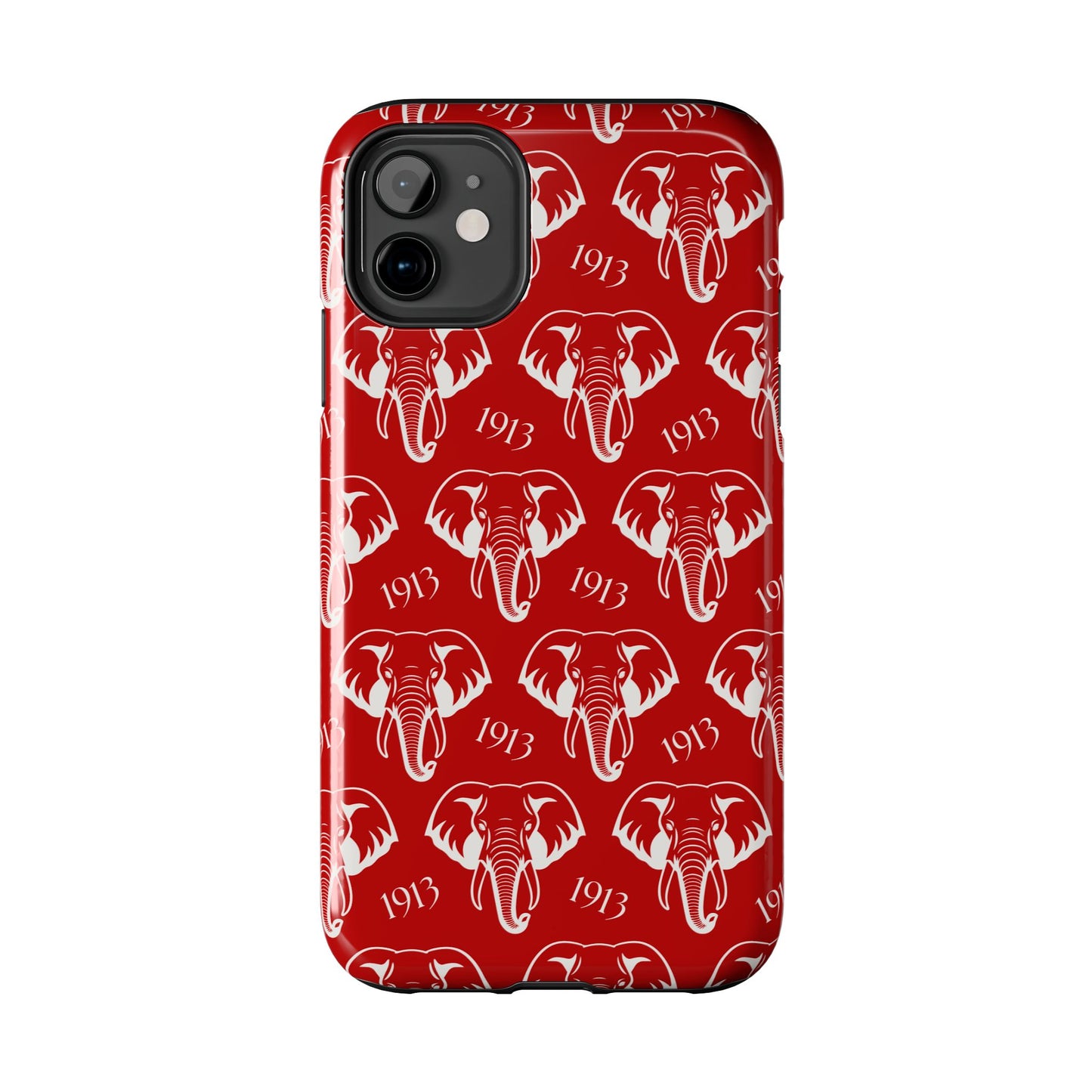 Red 1913 Elephant Phone Case