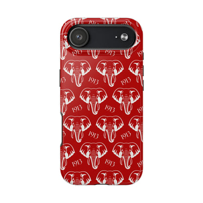 Red 1913 Elephant Phone Case