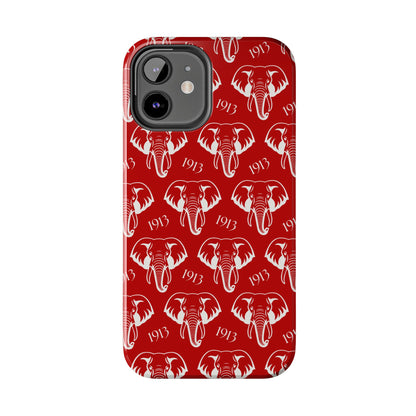 Red 1913 Elephant Phone Case
