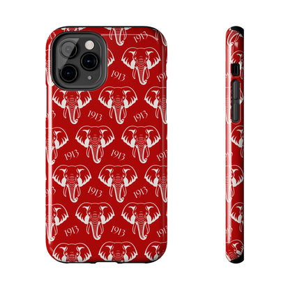 Red 1913 Elephant Phone Case