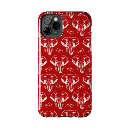Red 1913 Elephant Phone Case