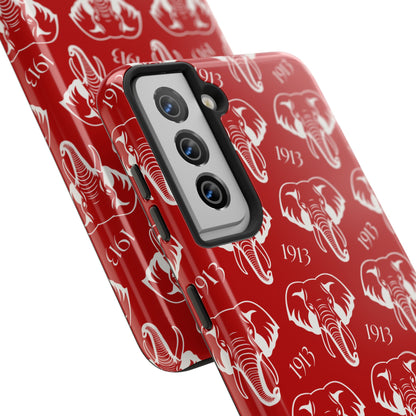 Red 1913 Elephant Phone Case