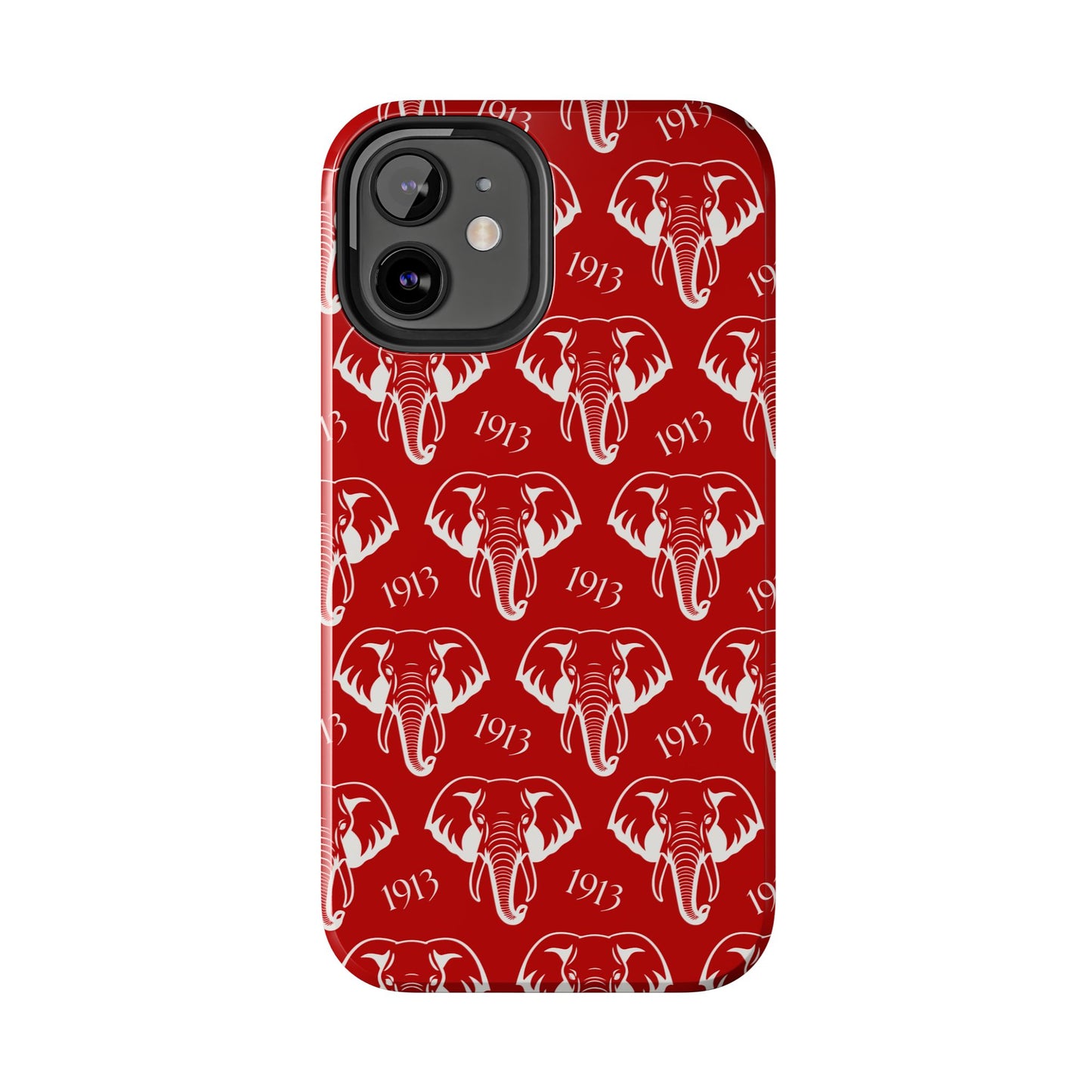 Red 1913 Elephant Phone Case