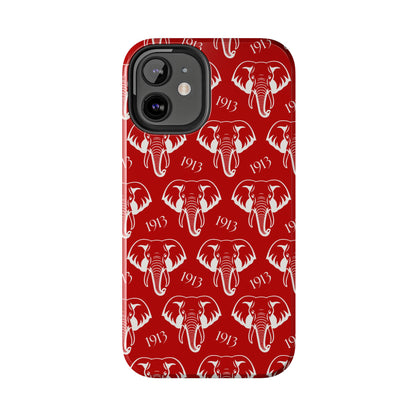 Red 1913 Elephant Phone Case
