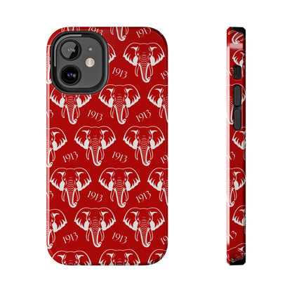Red 1913 Elephant Phone Case