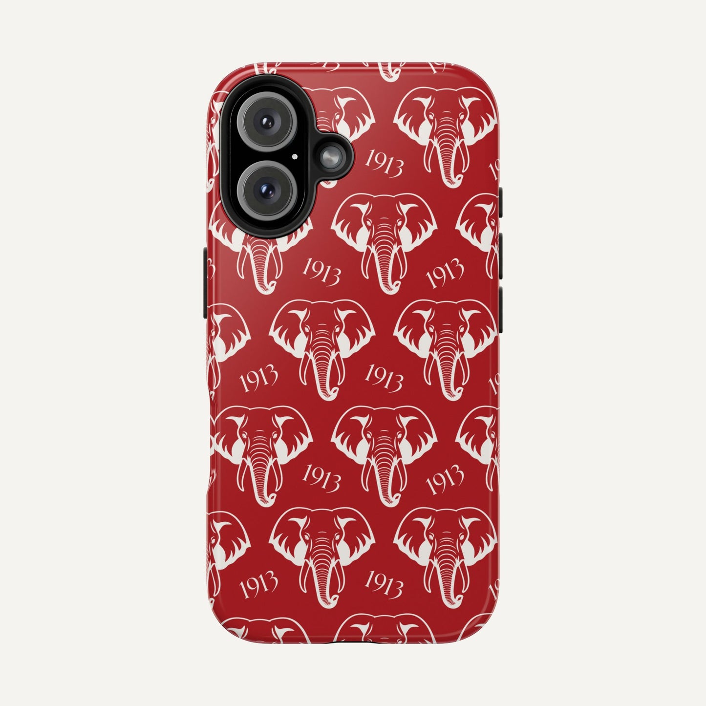 Red 1913 Elephant Phone Case