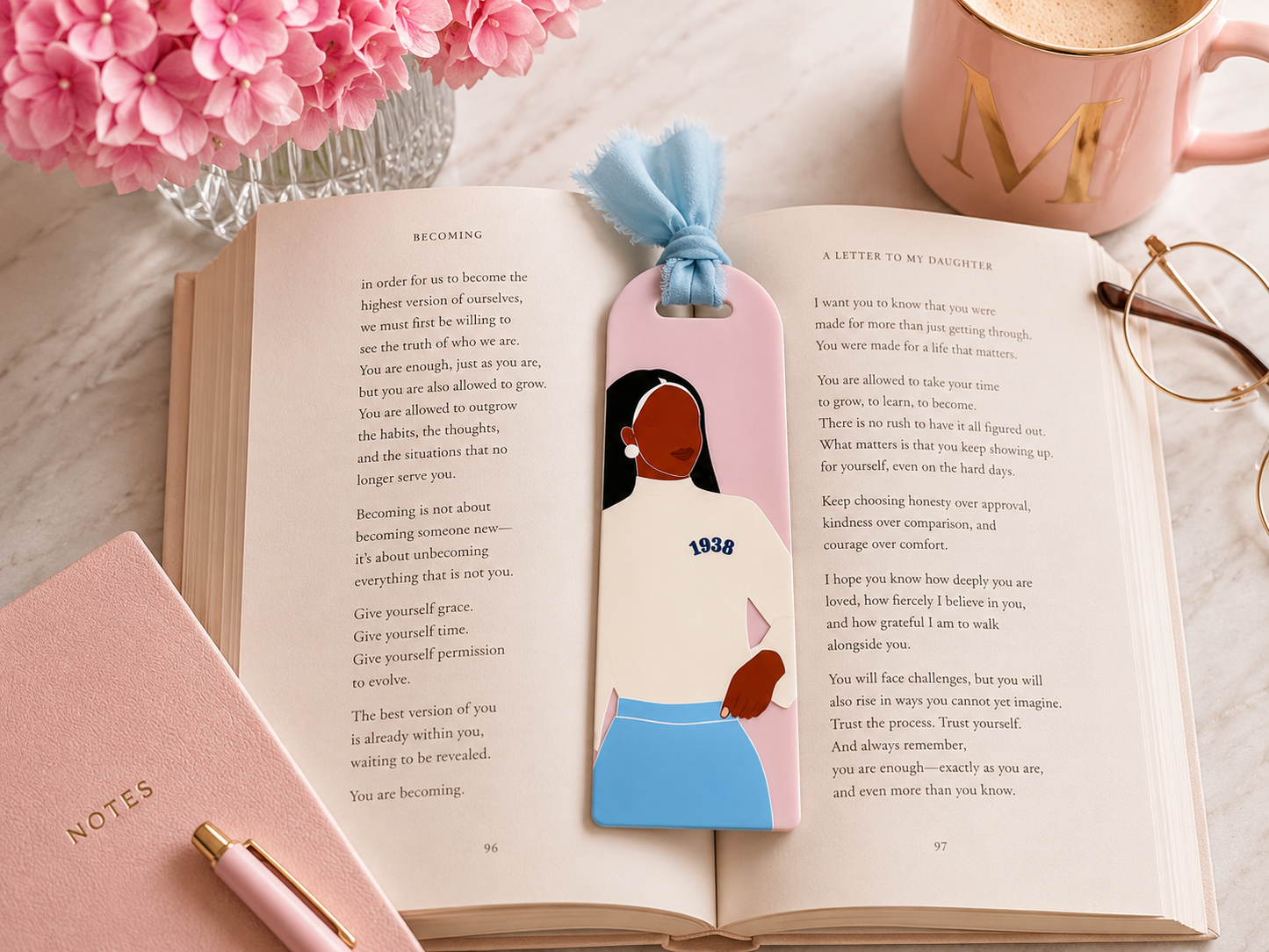 Jack and Jill Acrylic Bookmark