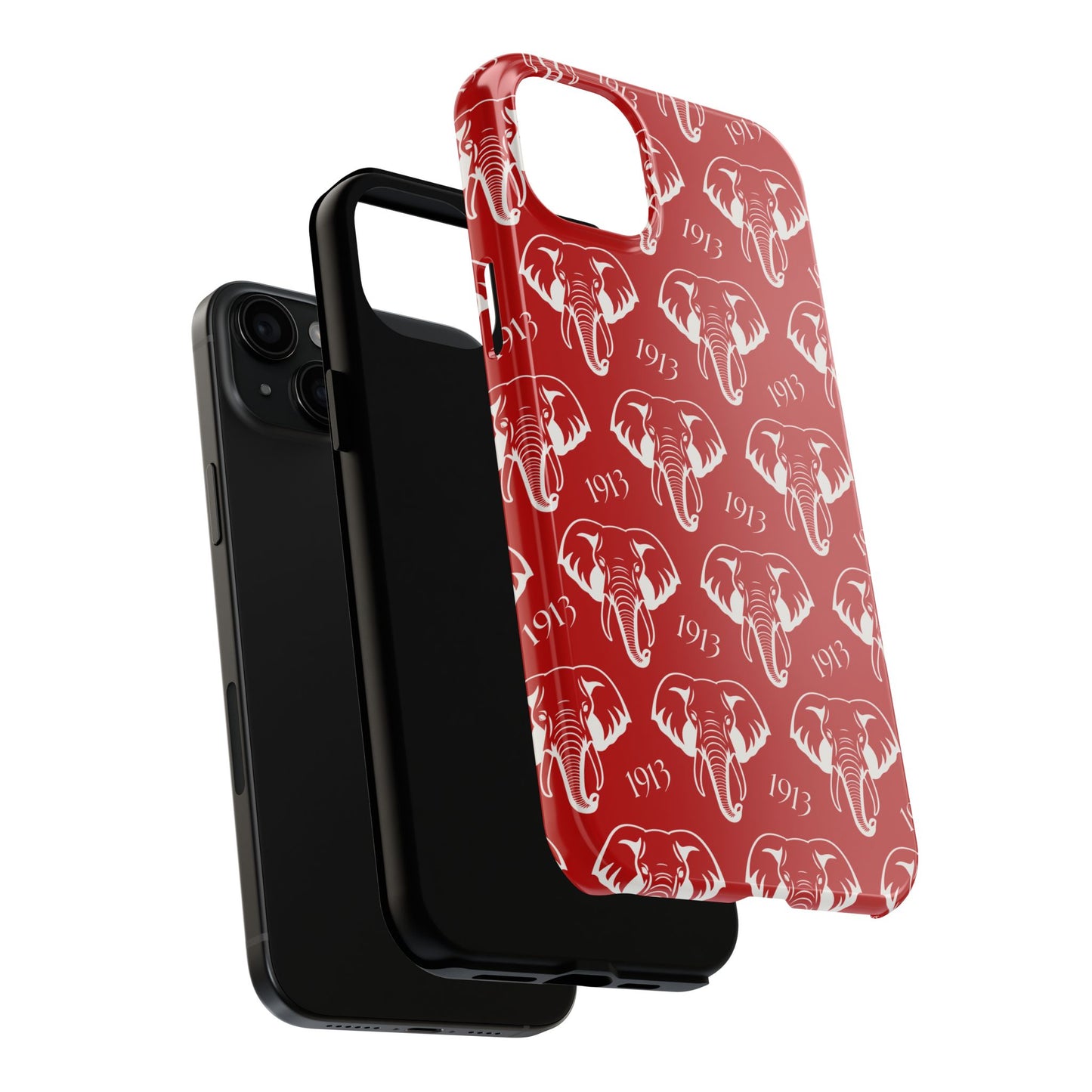 Red 1913 Elephant Phone Case