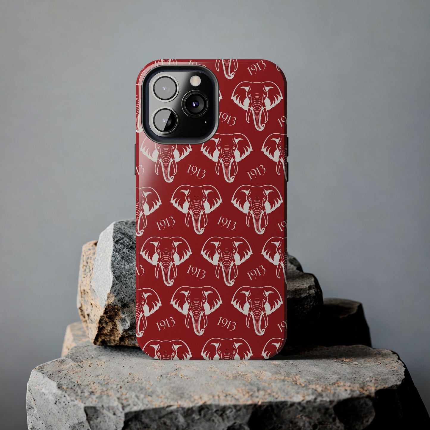 Red 1913 Elephant Phone Case