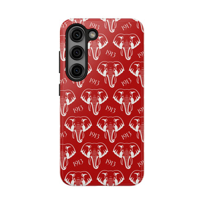 Red 1913 Elephant Phone Case