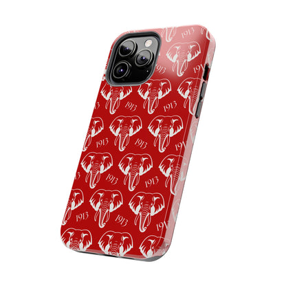 Red 1913 Elephant Phone Case