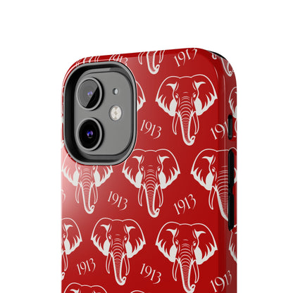 Red 1913 Elephant Phone Case