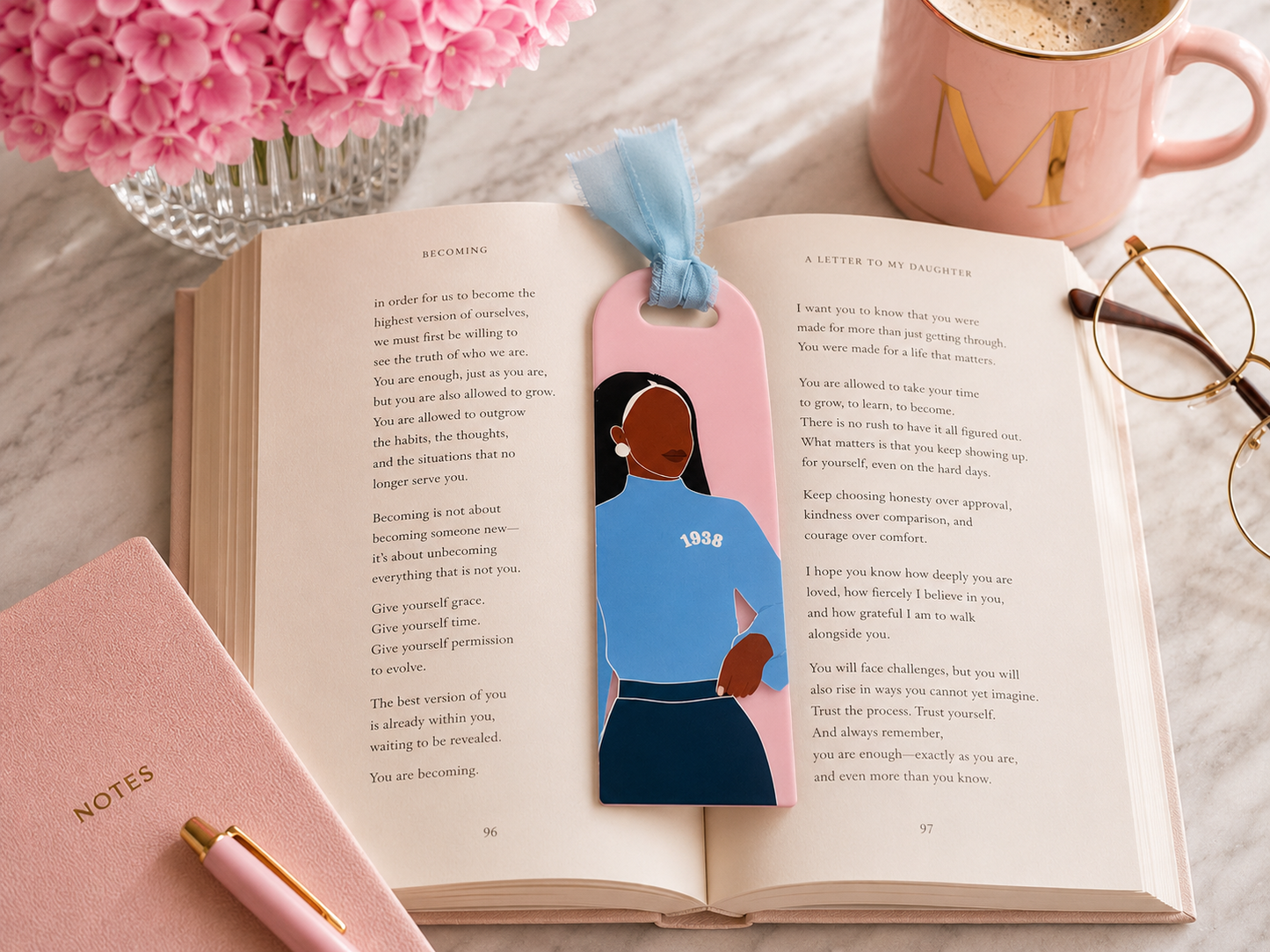 Jack and Jill Acrylic Bookmark